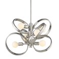 thumbnail image 3 of Golden Lighting 8330-6SF PW Sloane 6-Light Semi-Flush Ceiling, Pewter, 3 of 4
