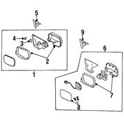 Genuine OE Honda Glass - 76203-SV1-A05