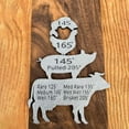 thumbnail image 4 of Metal Meat Temperature Magnet for Fridge and Grill, BBQ Gift Men Grilling Party for Husband, Meat Temperature Magnet, Unique Grilling Accessories Smoking Meat Accessories (A), 4 of 6