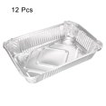thumbnail image 3 of Bandejas desechables de aluminio Uxcell de 27 oz para llevar, contenedores para barbacoa, horneado y asado, paquete de 12, 3 of 5