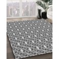 thumbnail image 3 of Ahgly Company Machine Washable Indoor Square Transitional Gray Cloud Gray Area Rugs, 4' Square, 3 of 7