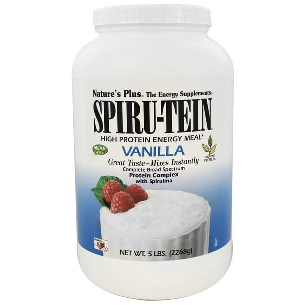 Nature's Plus SpiruTein High Protein Energy Meal Vanilla 5 lbs