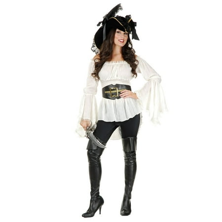 Halloween Pirate Lady Vixen Blouse Adult Costume