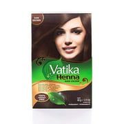 Vatika Henna Dark Brown Hair Color 60g 100% Ammonia Free