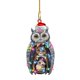 thumbnail image 1 of Gibobby Bufanda de Navidad 2021 Producto para la familia Árbol Navidad Adorno de búho de Navidad Adornos Bufanda Decoraciones Decoración de pollo personalizada(A), 1 of 5