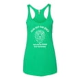 thumbnail image 2 of Wild Bobby Fear Not For Jesus The Lion Of Judah Has Triumphed Inspirational/Christian Women Tri-Blend Racerback Tank Top, Envy, Medium, 2 of 5