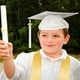 thumbnail image 5 of Gibobby Blusas Manga Larga Niñas Conjunto de gorro de graduación Unisex para niños y niñas de preescolar con borla 2022 y faja de graduación para niños （Blanco， 4-5 Años), 5 of 5