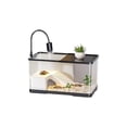 thumbnail image 4 of Fmxomd Turtle Tank, Turtle Aquarium with Basking Platform and Bottom Drainage, for Turtles, Crayfish, Crabs, Amphibians, Reptiles, 4 of 5