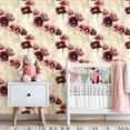 thumbnail image 3 of Vintage Floral Contact Paper Peel and Stick Wallpaper Watercolor Wild Wall Art Shabby Chic Style 23.6in x 9.8ft Self Adhesive Removable Wall Paper for Nursery Bedroom Cabinets Drawers, 3 of 8