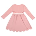 thumbnail image 3 of Actgleam Toddler Girls Long Sleeve Dress A-Line Formal Dresses for Girl,Pink,5Year, 3 of 9