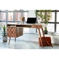 thumbnail image 3 of Moe's Home Collection O2 1-Drawer Modern Wood Writing Desk in Natural, 3 of 10