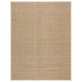 thumbnail image 3 of SAFAVIEH Natural Fiber Arbor Bordered Area Rug, Natural/Ivory, 11' x 15' - X-Large - Coastal Design, Natural & Ivory, Seagrass, Ideal for Entryway, Kitchen, Living Room, Office, 3 of 13