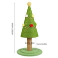 thumbnail image 3 of PEONAVET Christmas Tree Climbing Frame Christmas Tree Natural Sisal Scratch Column Simulation Pasture Large Wear- Scratch Toy Scratch Board, 3 of 8