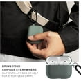 thumbnail image 5 of Native Union Active Case for AirPods Pro 3 – Silky Smooth Matte Silicone Case with Clip to Attach Anywhere (Slate Green), 5 of 6