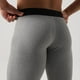 thumbnail image 4 of Pantalones de yoga largos para hombre, sólidos, transpirables, absorbentes del sudor, térmicos, de alta elasticidad, de poliéster., 4 of 9