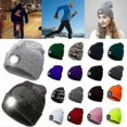 thumbnail image 1 of Unisex Led Beanie Hat With Usb Recharable 5 Hours Ed, 1 of 5