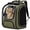 Green, variant on Cat Backpack Carrier, Large Space Cat Bubble Backpack, Breathable Cat Carrier, Shaded Dog Backpack Carrier, Ergonomic 3D Design for Travel, Hiking, Walk, Suitable for Shopping, Car, Vet, Gray