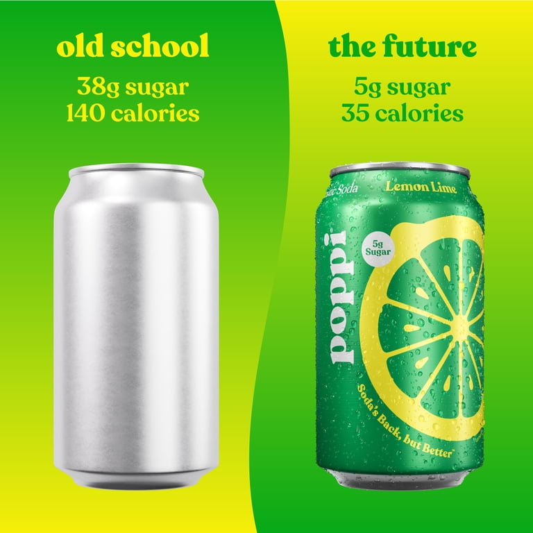 Poppi Prebiotic Soda Variety Pack, 12 fl oz Cans, 12 Pack photo 4