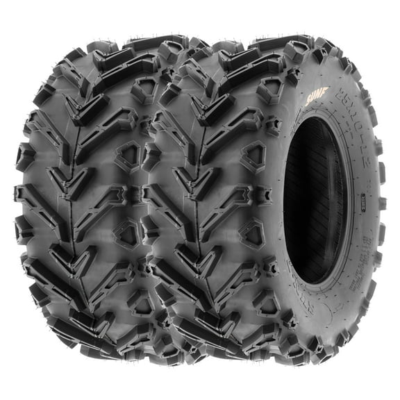 SunF ATV/UTV All Terrain Mud Quad Tire 24x10-11 24x10x11 6 PR Tubeless A041 (Set of 2)