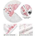 thumbnail image 2 of GZHJMY Flamingo Christmas Tree Skirt Home Decoration Large Round Christmas Tree Skirt for Holiday Party Home Christmas Day Ornaments, 47.2", 2 of 6