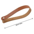 thumbnail image 5 of 2 Pcs Leather Pull Strap for Bike Bicycles Carriers Block Pull Belt Handle, 5 of 15