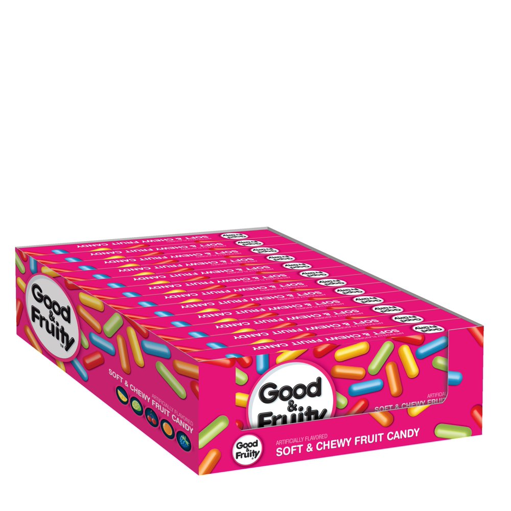 Good & Fruity, Chewy Fruit Candy, Lemon 5 oz (Pack of 12). Walmart