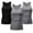 2*Gray/Black, variant on Wyobmus Men's 3 Pack Tank Tops Quick Dry Gym Sleeveless Muscle A-Shirts Solid Color High Stretch Tank Shirt 2*Gray/White