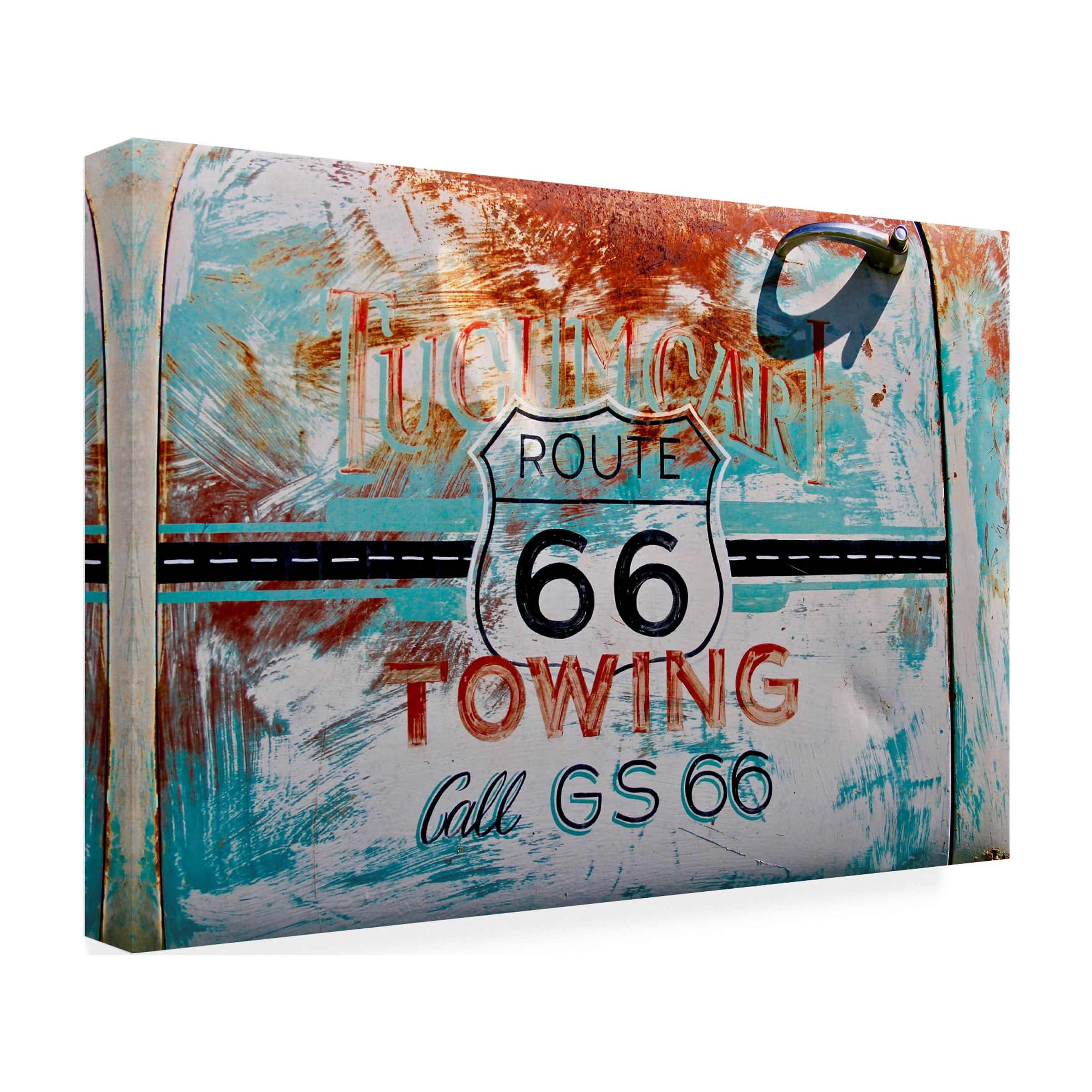 Susan Vizvary Photography 'Route 66 Towing' Canvas Art