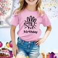 thumbnail image 2 of Chemises pour Filles Imprimé Manches Courtes Col Rond Vêtements d'Été pour Filles 6-7 Ans Mode Filles, 2 of 4