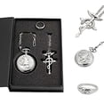 thumbnail image 1 of WIOR Full Metal Alchemist Reloj de Bolsillo Collar Anillo para Edward Elric Anime Cosplay WIOR WIOR, 1 of 2
