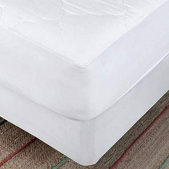 Twin XL Mattress Pad by MicroPuff - Luxurious Soft & Comfortable Mattress Protector - Noiseless Mattress Cover - Mattress Topper Stretches up to 15锟?- Alternative Filling-Cooling Mattress Pad