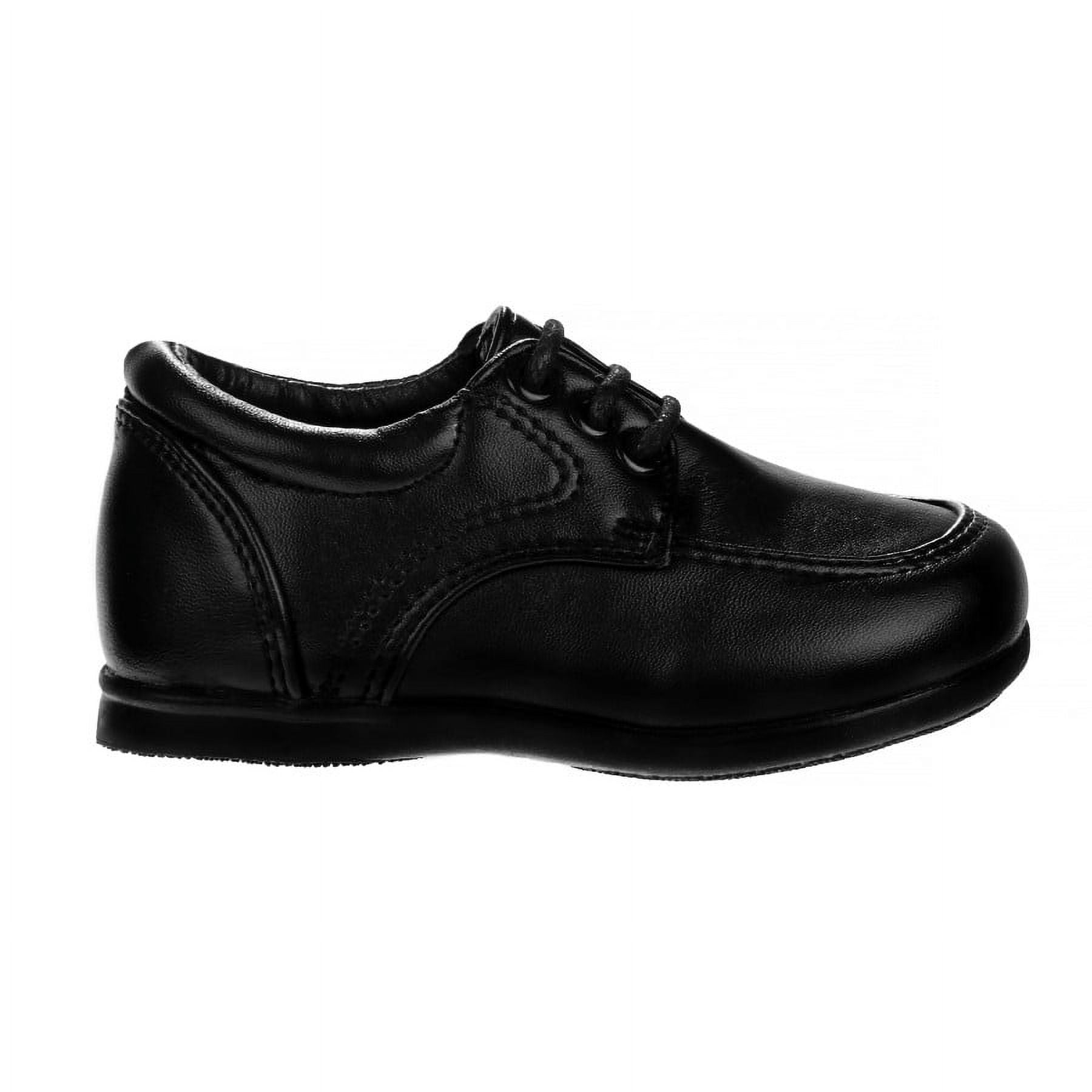 Josmo Boys Laces Toddler Dress Shoes - Black, 4