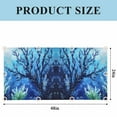 thumbnail image 6 of Blue Green Coral Fluorescent Light Covers for Ceiling Lights 4x2 feet,1 Pack Magnetic Light Filters for Classroom,Summer Watercolor Ocean Plant Fluorescent Light Shade Panel for Office School Drop, 6 of 9