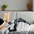 thumbnail image 3 of Girl Power Soft Flannel Fleece Throw Blanket, Female and Lettering You are Stronger Than You Think Feminist, Cozy Plush for Indoor and Outdoor Use, 50" x 70", Charcoal Grey White, by Ambesonne, 3 of 5