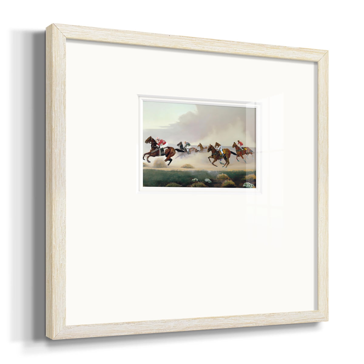 Gray Day at the RacesPremium Framed Print