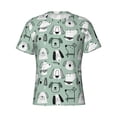 thumbnail image 4 of Qekee Puppy Classic Fit T-Shirt Men's Shirt Men's Tight Short Sleeves for Exercise, Running, Mountaineering - Puppy, 4 of 9