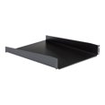 thumbnail image 2 of StarTech.com 2U Fixed Server Rack Mount Shelf, 22 Po Deep Steel Universal Cantilever Tray for 19 Pouces AV/Data/Network Equipment Rack with Cage Nuts & Screws, 50lbs Weight Capacity, 22 Pouces Deep 2U Network Rack Shelf (CABSHELF22) - Étagère de Rack - Noir - 2U - 22 Pouces - pour P/N : RK12OD2, RK2433BKM, RK2537BKM, RK3236BKF, Rk, 2 of 7