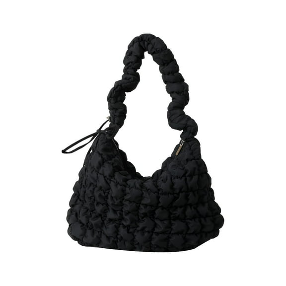 GASTROPOD Cotton Padded Shoulder Crossbody Bag for Women Large Quilted Handbag and Purses Lightweight Adjustable Shoulder Strap Quilted Crossbody Bags for Women