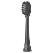 Gleem Electric Toothbrush Replacement Head, Soft, Black, 2 Count for Plaque Removal