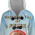 thumbnail image 4 of Wagging Tail Rhodesian Ridgeback Celebrates Rainbow Pride Month LGBT LGBTQ+ All Over Print 3D Hooded Duffle Toggle Coat Ridgebacks Dog Lover Gifts - 01003, 4 of 6