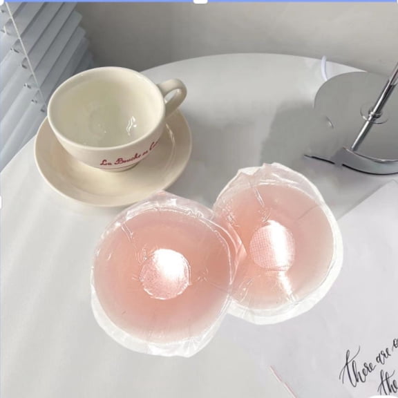 Invisible Silicone Nipple Covers Anti Exposure Wedding Dress Sticky Bra Pads