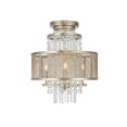 thumbnail image 1 of Elegant Lighting 1540F18ASL Legacy 3 Light Flush mount, Antique Sliver Leaf, 1 of 1