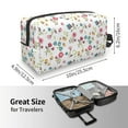 thumbnail image 4 of Goofa Summer Floral Printed Toiletry Bag with Handle,Large Capacity Travel Makeup Cosmetic Bag for Women, Carry on Airport Airline Compliant Bag, 4 of 9