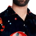 thumbnail image 5 of Seven Starred Ladybird Men's Short Sleeve Beach Shirts, Casual Poplin Button Down Shirt, Summer Casual Printed Unisex Shirts, 5 of 6