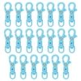 thumbnail image 1 of Ganchos de Langosta de Plástico Uxcell, Clips de Gatillo para Cordón, Azul Verde, 1 of 5
