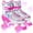 Rose Red, variant on Kids Roller Skates for Girls Boys - Purple Butterfly for Big Kids - Adjustable All Light up Wheels Indoor Outdoor Sports Birthday Gift