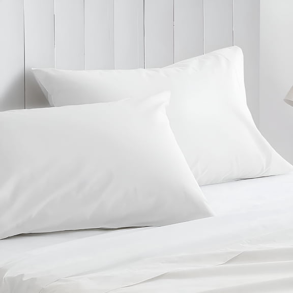 AUQ Set of 2 Pillowcases Dark Grey King Size Solid 1000 TC 100% Egyptian Cotton Soft Pillow Covers