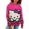 thumbnail image 1 of Sudadera con capucha de los años 90, sudadera gótica Y2k, sudadera con capucha de Hello Kitty, sudadera de anime japonés, sudadera MINISO, ropa, tops, sudadera, ropa de calle, 1 of 1