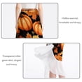 thumbnail image 2 of Pumpkin Stylish Chiffon Beach Skirt Summer Dress with Polyester Straps, 2 of 6