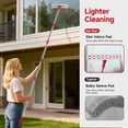 thumbnail image 3 of 2-in-1 Professional Window , 86.6'' Window Cleaner Tool with 6-Section Extension Pole, Window Cleaning Kit with 4 Microfiber Cloth, Window Washing Equipment for in/Outdoor Windows, 3 of 6